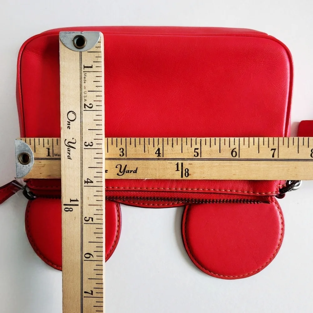 Coach × Disney Red Mickey Wristlet With Detachable Strap & Hang Tag - Picture 11 of 16